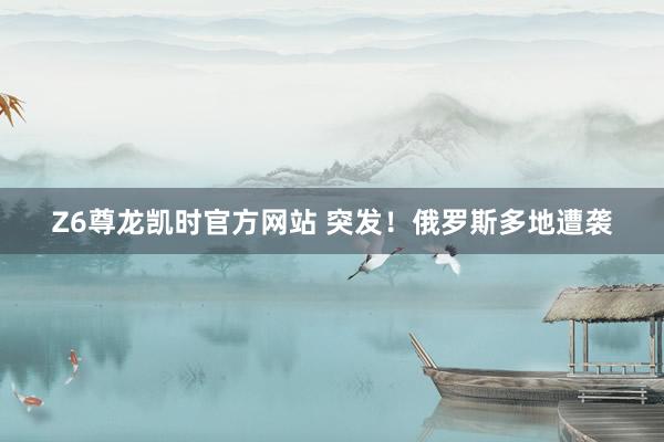 Z6尊龙凯时官方网站 突发！俄罗斯多地遭袭